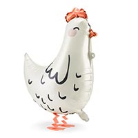  Шар ходячий Курица белая 1208-0822