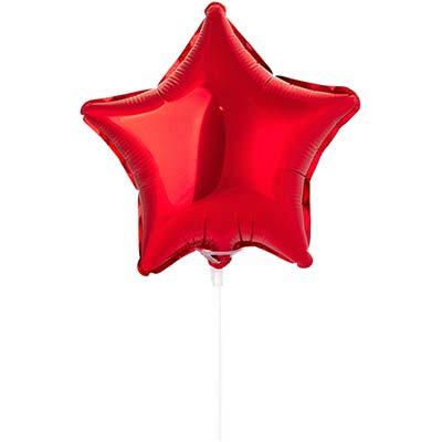 Шарики из фольги Шарик 23см звезда Red
