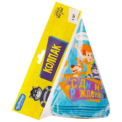 Головные уборы Колпак С ДР Простоквашино 6 шт