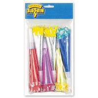 Торт Горн фольгированный с бахромой 6шт 1501-0062