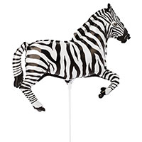 Шар Мини фигура Зебра черная