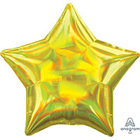 Шарик ЗВЕЗДА 45см Yellow