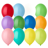 Многоцветное Ассорти Шарик 28см, Пастель ассорти 1101-0035