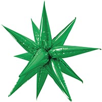Зеленая Шар 3D ЗВЕЗДА 64см Составная Green 1209-0442