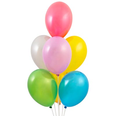 Шарики из латекса Шарик 23см, ассорти металлик