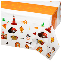 Россия, вперед! Скатерть п/э Русский Стиль 130х180см 1502-6697