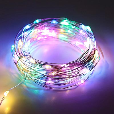 Светящиеся сувениры Гирлянда светодиодная Роса 100LED 10м