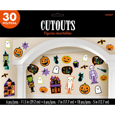 Баннеры Баннер-комплект Хэллоуин Друзья, 30 штук