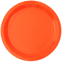 Оранжевая Тарелка оранжевая 23см 6шт 1502-6204