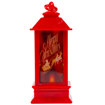 Светящиеся сувениры Фонарь светодиодный Санта, 14 см