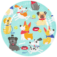 Тарелки Собачки 23см 6шт