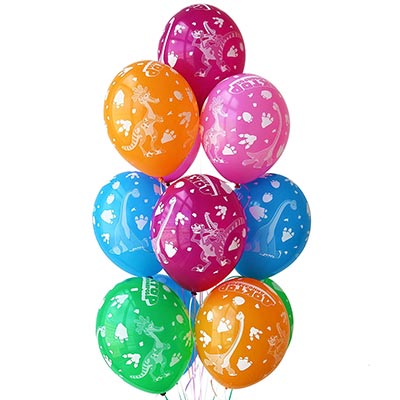 Шарики из латекса Шары 35см с рис. Доктор Динозавров