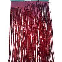 Новый год Дождик красный 5шт. (20см/2м каждый) 1505-2489