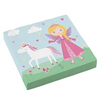 Салфетки Принцесса и Единорог 20шт