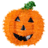 Вечеринка Хэллоуин Тыква мишура подвесная 27х28см 1501-6980