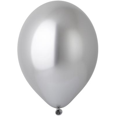 Шарики из латекса Шарик 32см, цвет 601 Хром Silver