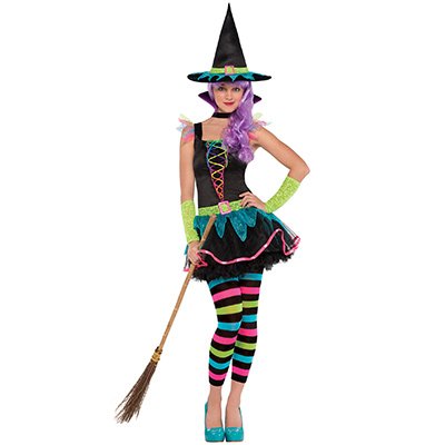 Детский костюм черной ведьмочки на Хэллоуин - Ведьмы и колдуньи - Хэллоуин - По темам - Костюмы