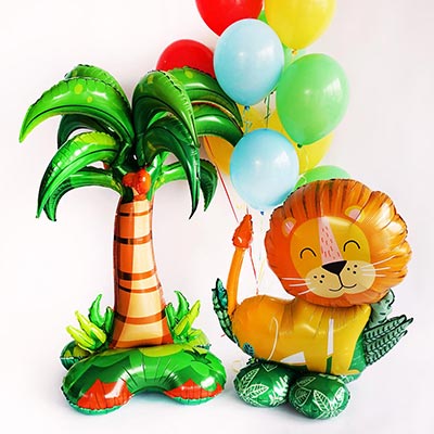 Шарики из фольги Шар напольный Пальма, под воздух