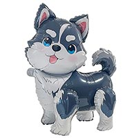 Животные Шар-фигура под воздух Собака Хаски 1208-0909