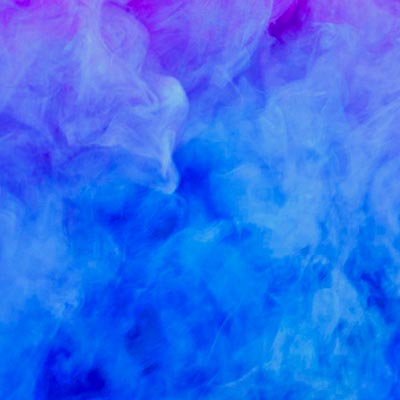 Цветной дым голубой, 30 секунд