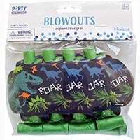 Язычки-гудки Динозавры, 8 штук