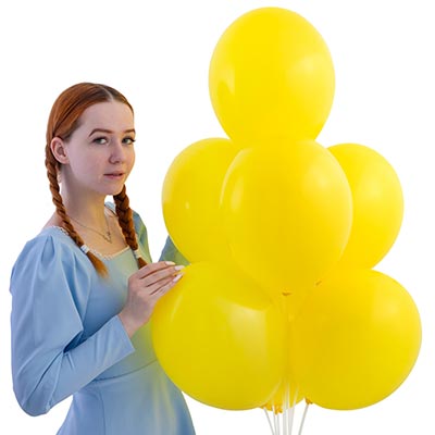 Шарики из латекса Шарик 32см, цвет 006 Пастель Yellow