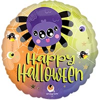 Хэллоуин Друзья Шар круг 45см HWN Паук многоокий 1202-4302