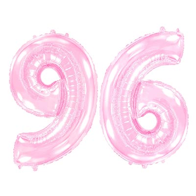 Шарики из фольги Шар цифра "6/9", 101см Pink