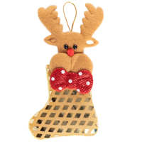 Новый год Носок подвесной, новогодний Олень 1501-6710