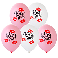 Я тебя люблю! Шары 36см Kiss Me 1103-2566