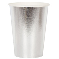 Серебряная Стаканы фольга серебро, 6 штук 1502-3781