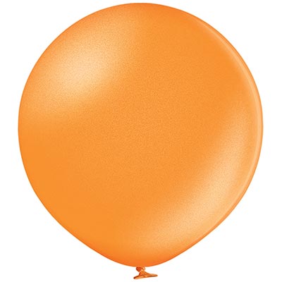 Шар металлик оранжевый 60см В250/081