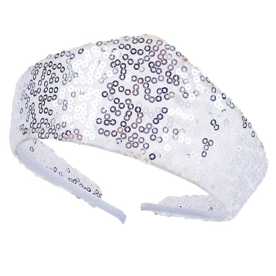 Русский стиль окошник-Ободок Стильный пайетки серебро 1501-7257