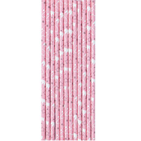 Трубочки для коктейля Принцесса, 12 штук