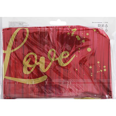 Шарики из фольги Шар напольный Сердце I LOVE YOU 61см