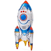 Шар фигура напольная Ракета под воздух