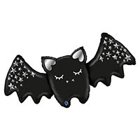 Шар фигура Летучая мышь сверкающая