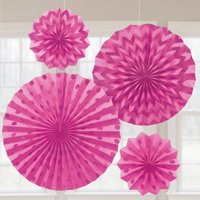 Розовая Фант Brt Pink горошек-шеврон блеск 4шт 1505-1284