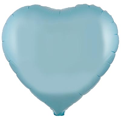 Шар СЕРДЦЕ 45см Пастель Blue
