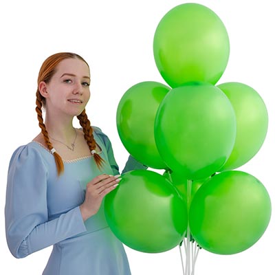 Шарики из латекса Шарик 32см, цвет 083 Металлик Lime Green