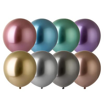 Многоцветное Ассорти Шары Италия 45см Хром Shiny ассорти 1101-0601