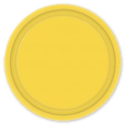 Тарелки Солнечно-Желтая 17см, 8шт