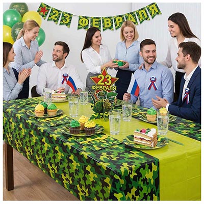 Скатерти Скатерть Камуфляж, 130х180 см