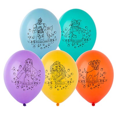 Шарики из латекса Шары 35см Волшебник Изумрудного Города