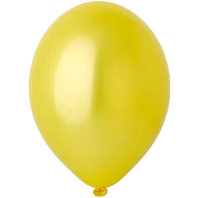Шарики из латекса Шарик 32см, цвет 082 Метал. CitrusYellow