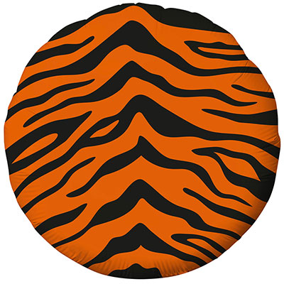 Шарики из фольги Шарик 45см Узор Тигр