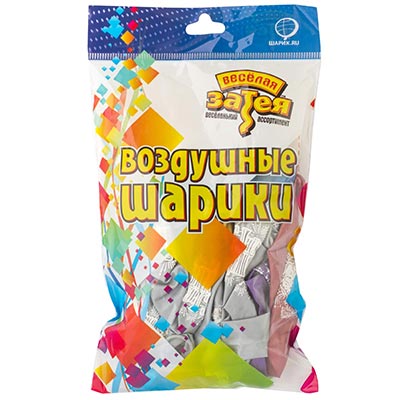 Шарики из латекса Шары хром 30см С ДР Салют, В.Затея