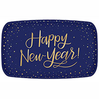 Блюдо пластик Карнавальная Ночь 28х45см