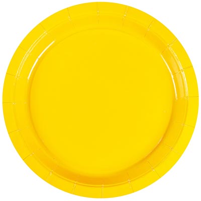 Тарелки Тарелка желтая 17см 6шт