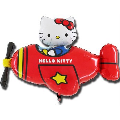 Ф М/ФИГУРА/3 Hello Kitty самолет краснFM